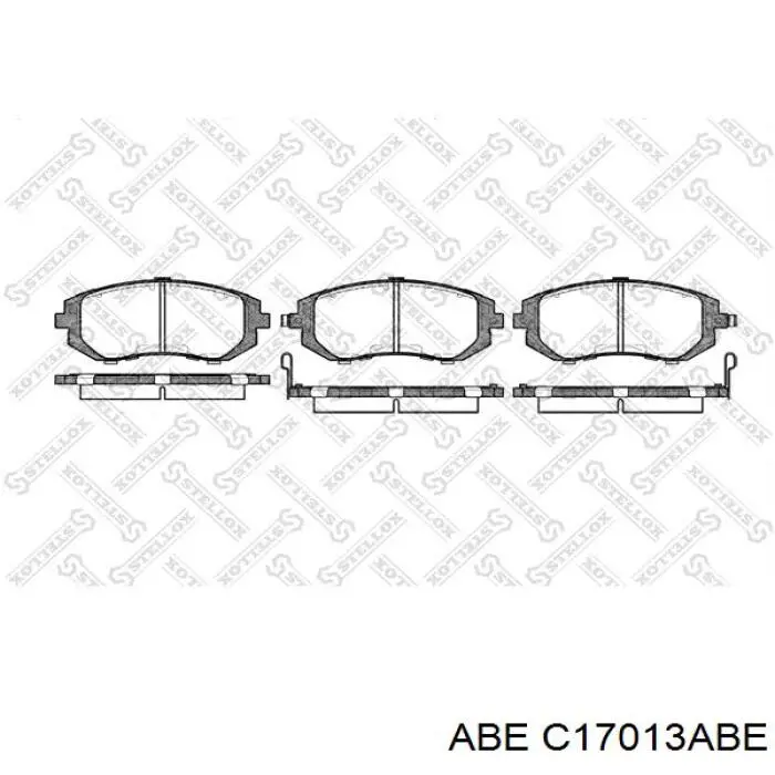 Колодки ABE C17013ABE цена, от 19.03 USD