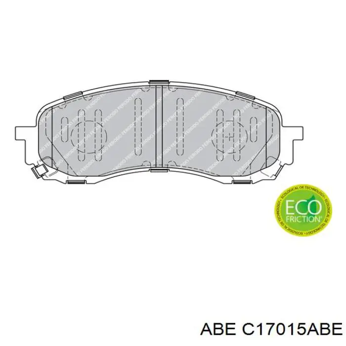Колодки ABE C17015ABE цена, от 24.99 USD