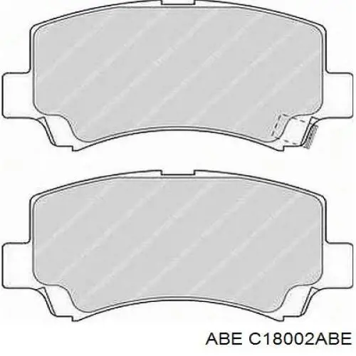 Тормозные колодки ABE C18002ABE