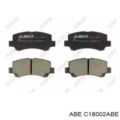 C18002ABE ABE колодки тормозные передние дисковые