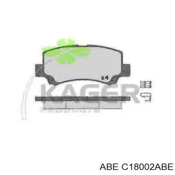 Купить C18002ABE ABE Колодки тормозные