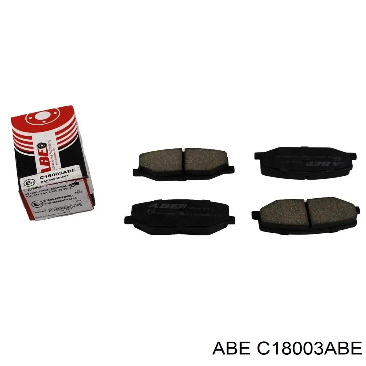 Купить C18003ABE ABE Колодки тормозные