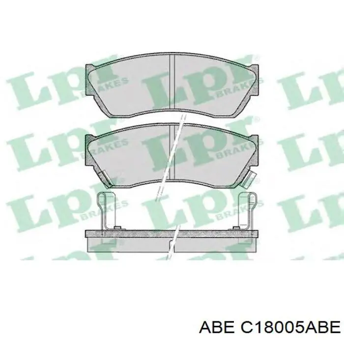 Тормозные колодки ABE C18005ABE