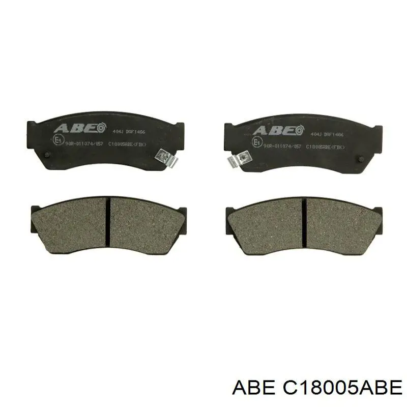 Колодки гальмівні передні, дискові C18005ABE ABE