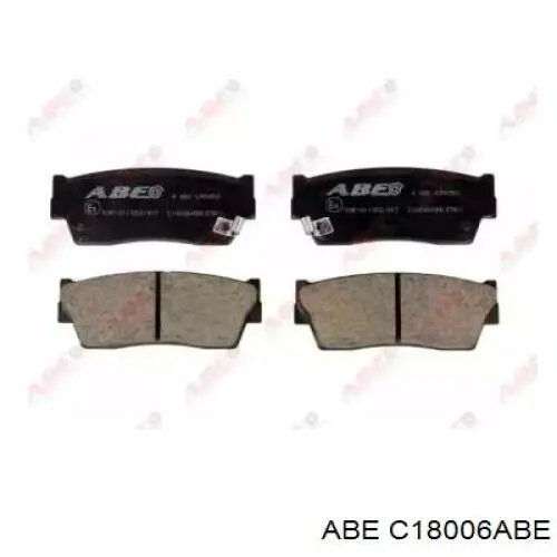 C18006ABE ABE передние тормозные колодки