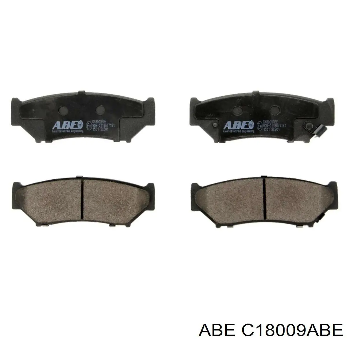 C18009ABE ABE Колодки передние