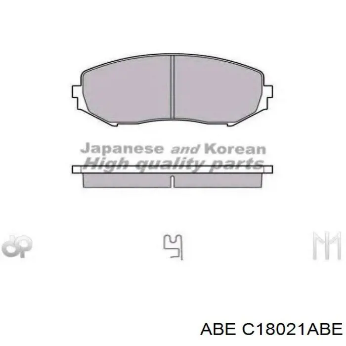 Купить C18021ABE ABE Колодки тормозные