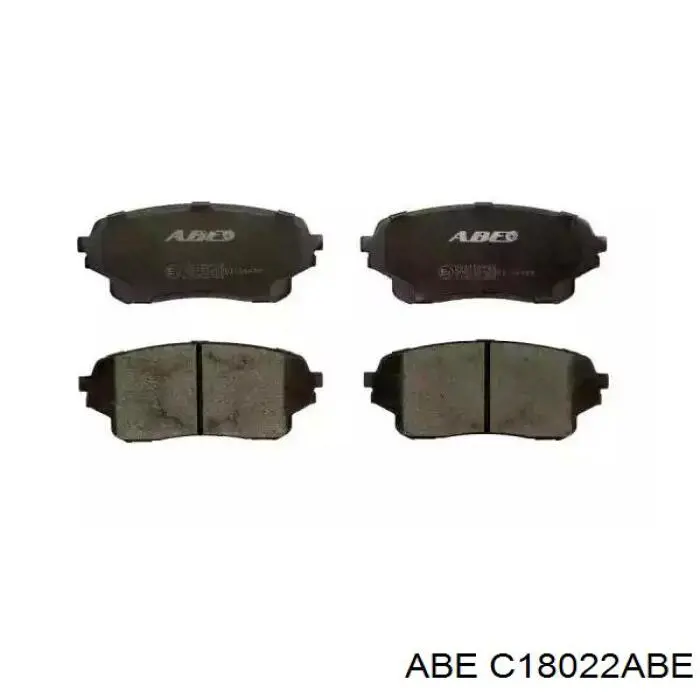 C18022ABE ABE колодки тормозные передние дисковые