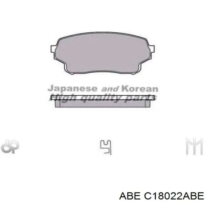 Купить C18022ABE ABE Колодки тормозные