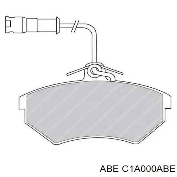 Купить C1A000ABE ABE Колодки тормозные