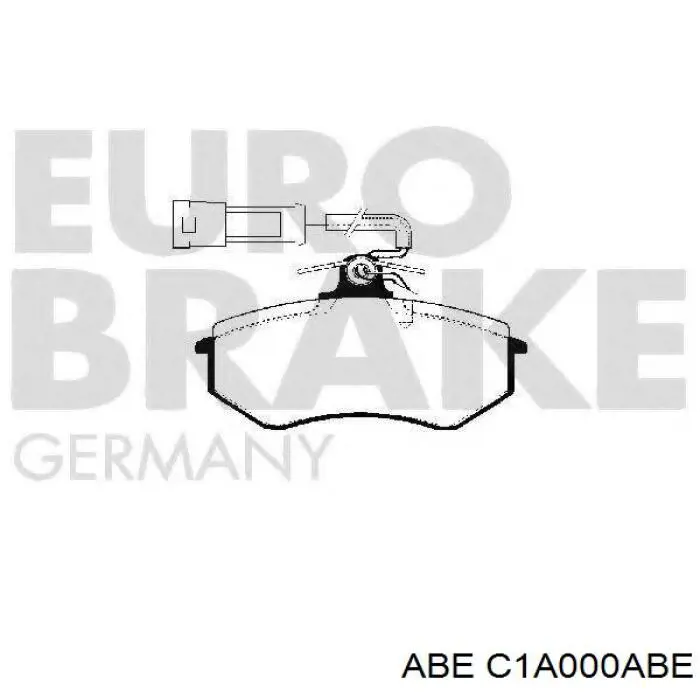 Колодки ABE C1A000ABE цена, от 17.64 USD