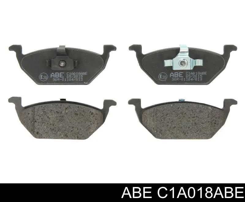 C1A018ABE ABE колодки тормозные передние дисковые