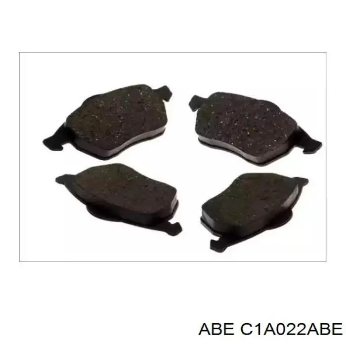 C1A022ABE ABE колодки тормозные передние дисковые