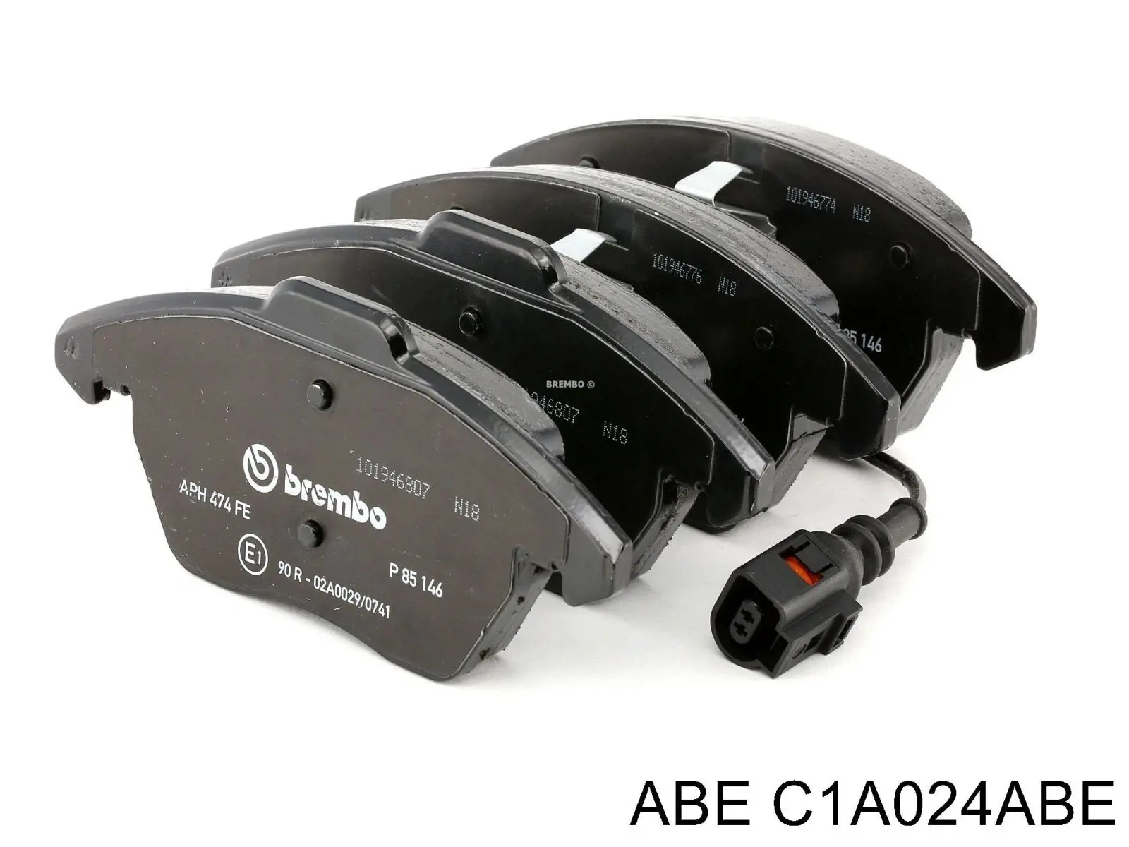 C1A024ABE ABE Колодки передние