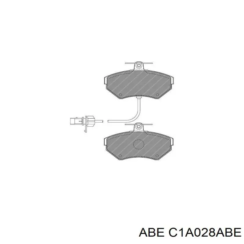 Тормозные колодки ABE C1A028ABE