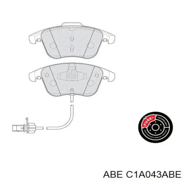 Купить C1A043ABE ABE Колодки тормозные