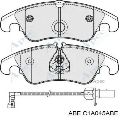 Передние тормозные колодки C1A045ABE ABE