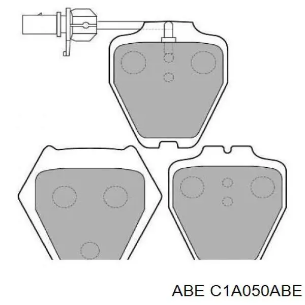 Тормозные колодки ABE C1A050ABE