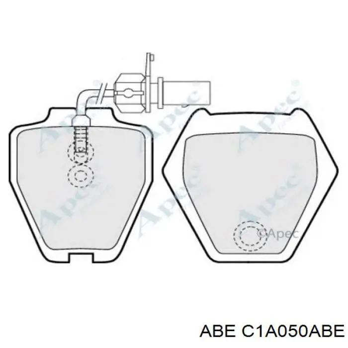 Купить C1A050ABE ABE Колодки тормозные