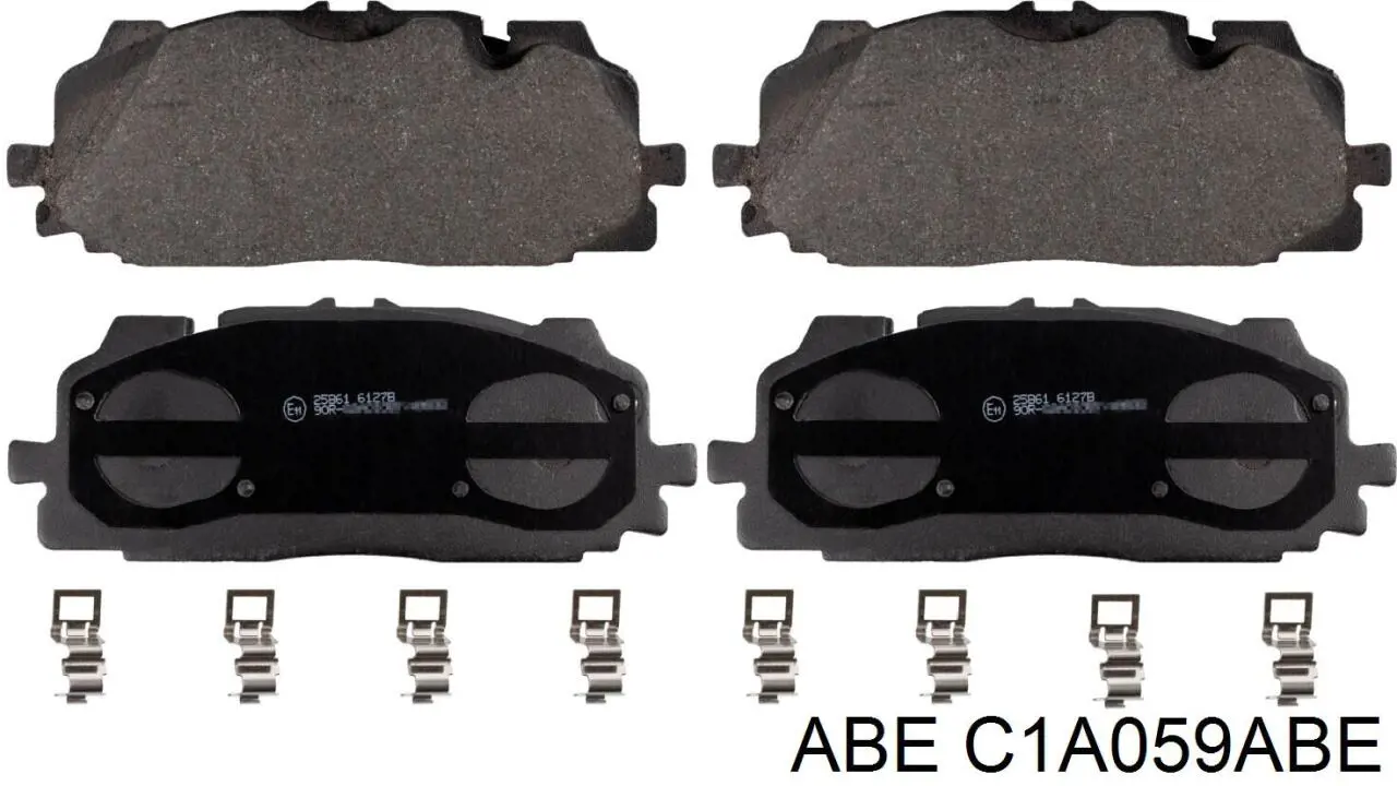 C1A059ABE ABE Колодки передние