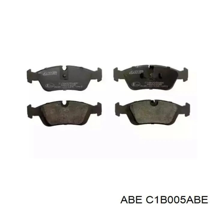 C1B005ABE ABE колодки тормозные передние дисковые