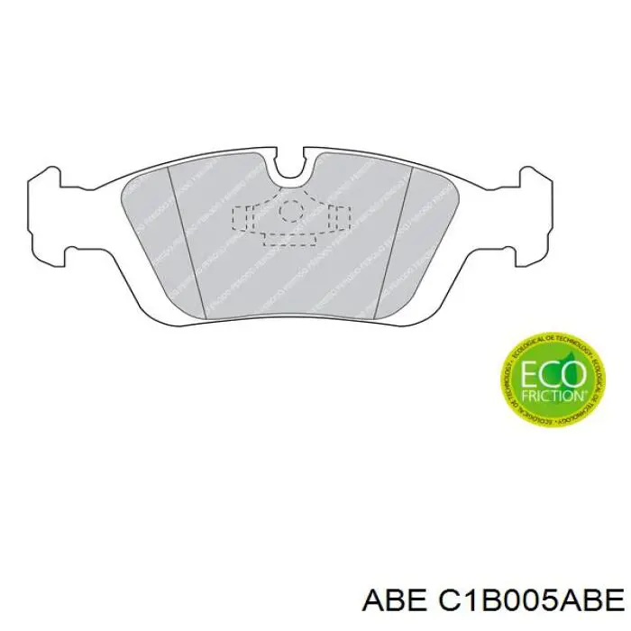 Купить C1B005ABE ABE Колодки тормозные