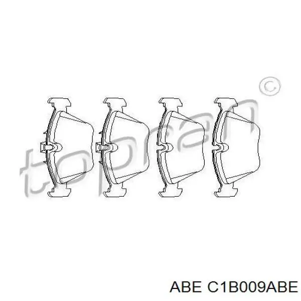 Колодки ABE C1B009ABE цена, от 22.31 USD