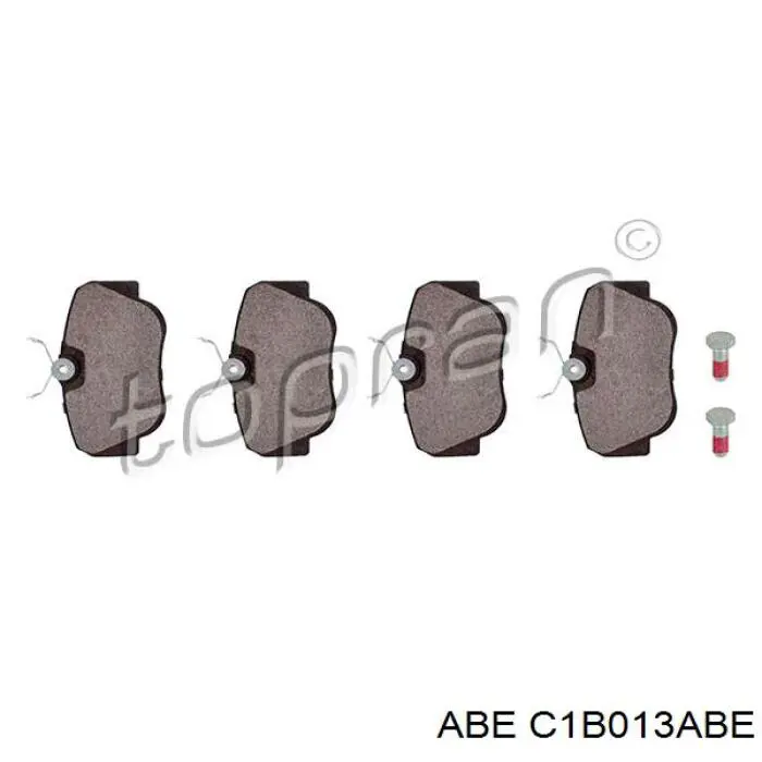 Купить C1B013ABE ABE Колодки тормозные