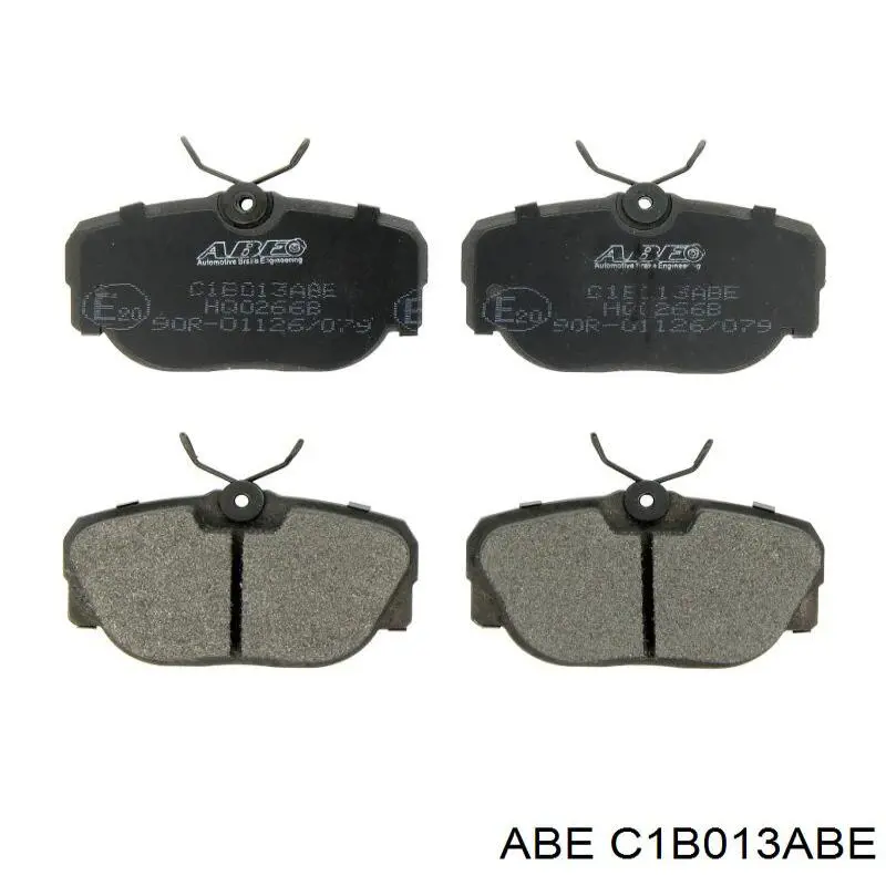 C1B013ABE ABE колодки тормозные передние дисковые