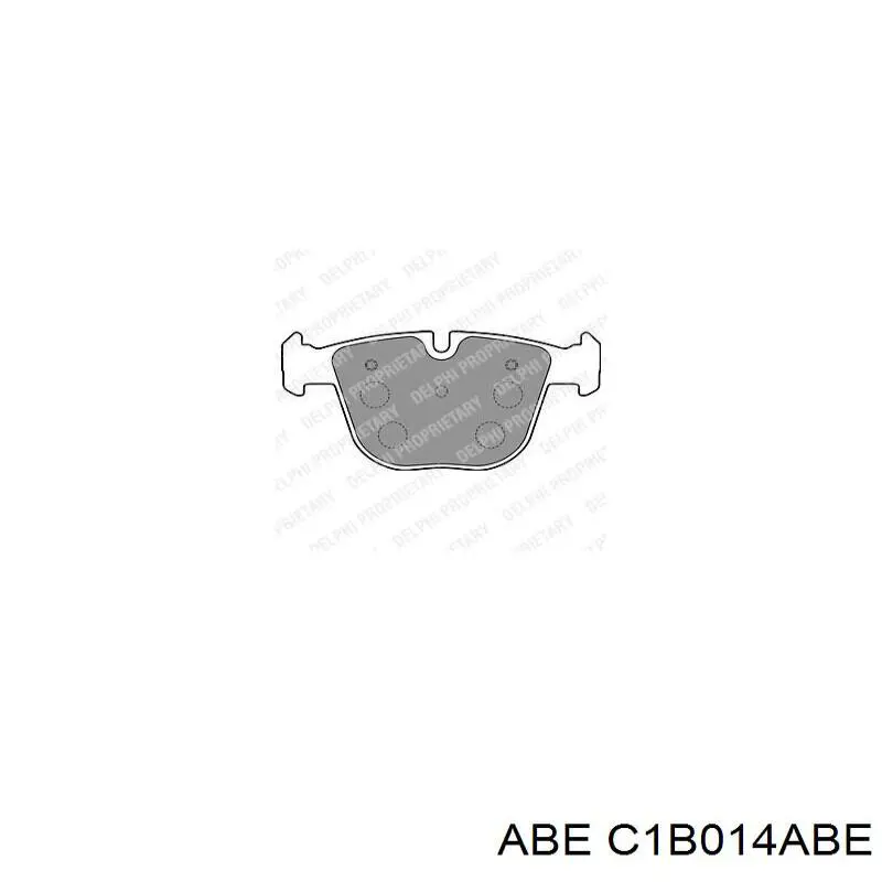 Передние тормозные колодки C1B014ABE ABE