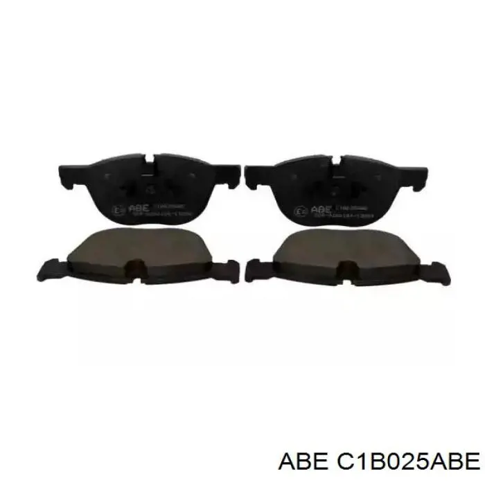 C1B025ABE ABE колодки тормозные передние дисковые
