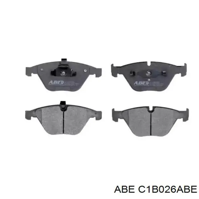 C1B026ABE ABE колодки тормозные передние дисковые