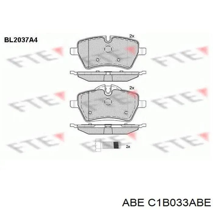 Тормозные колодки ABE C1B033ABE