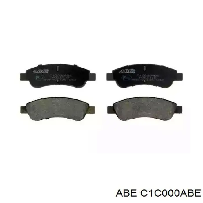 Колодки тормозные передние дисковые ABE C1C000ABE