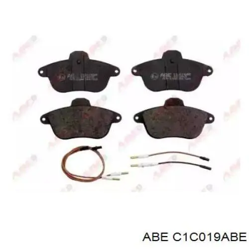 C1C019ABE ABE колодки тормозные передние дисковые