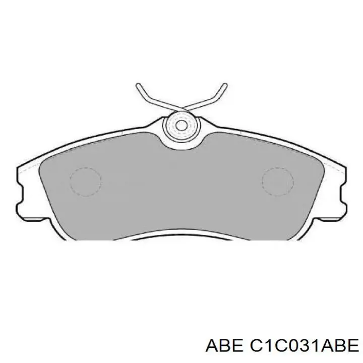 Передние тормозные колодки C1C031ABE ABE