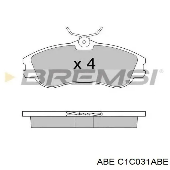 Колодки ABE C1C031ABE цена, от 19.68 USD
