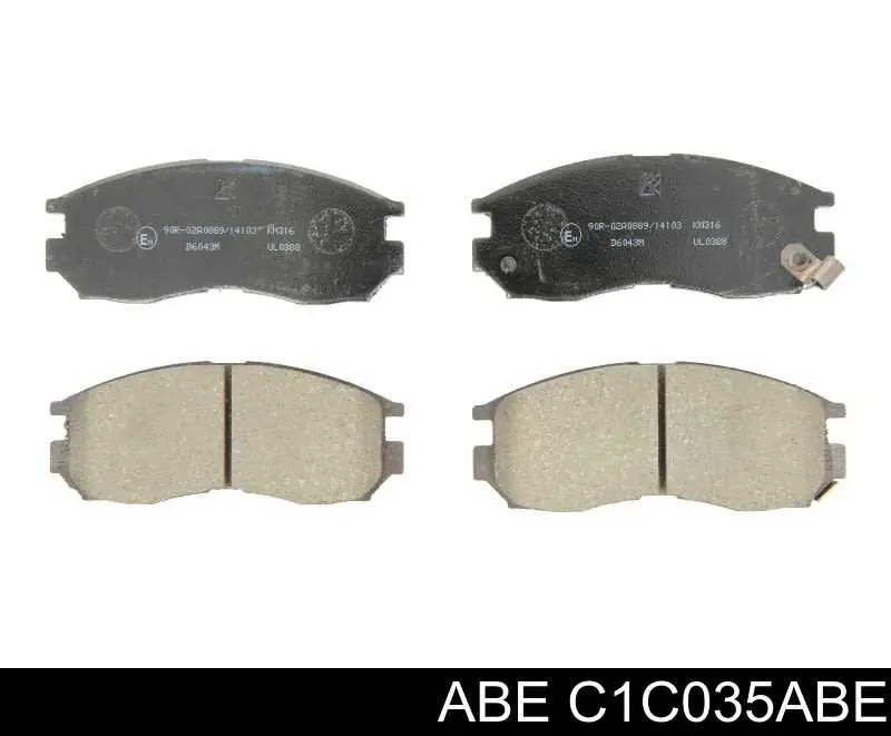 Колодки ABE C1C035ABE цена, от 17.74 USD