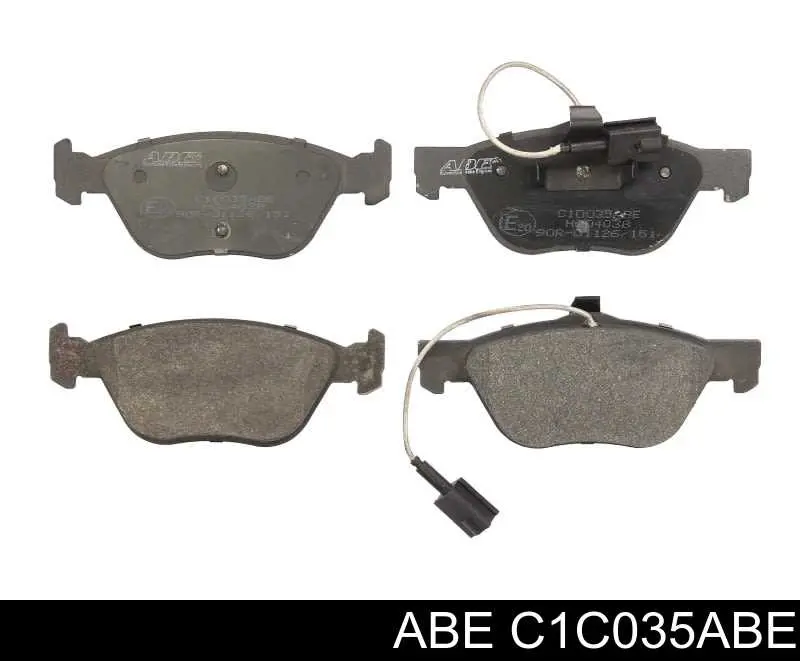 C1C035ABE ABE Колодки передние