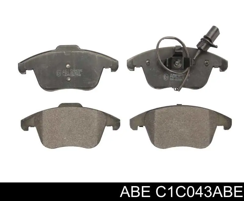 Передние тормозные колодки C1C043ABE ABE