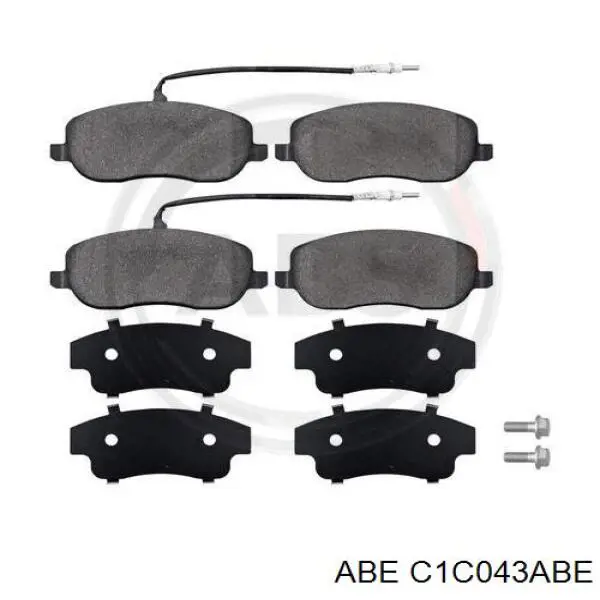 Колодки ABE C1C043ABE цена, от 21.32 USD