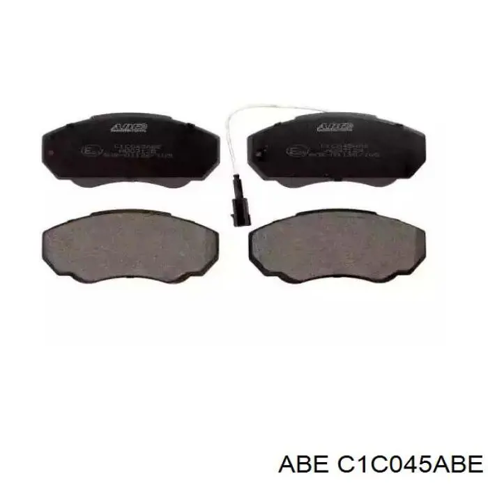 C1C045ABE ABE колодки тормозные передние дисковые