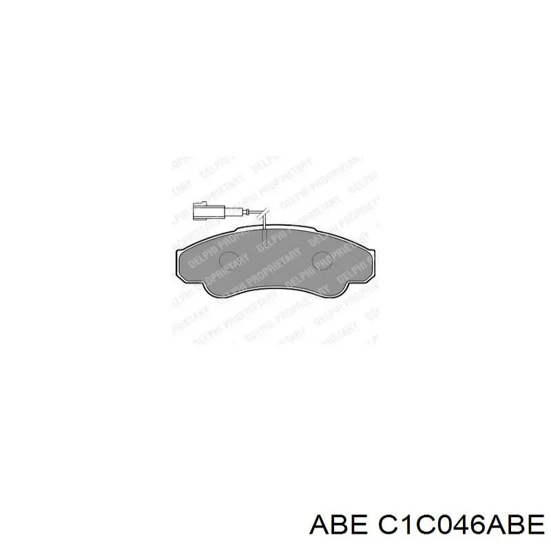 Купить C1C046ABE ABE Колодки тормозные