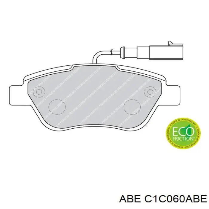Купить C1C060ABE ABE Колодки тормозные