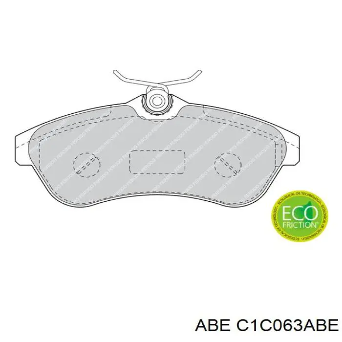 Купить C1C063ABE ABE Колодки тормозные