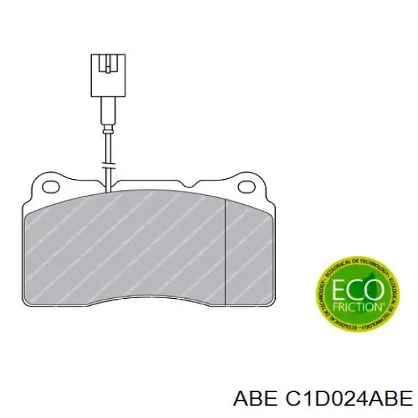 Передние тормозные колодки C1D024ABE ABE