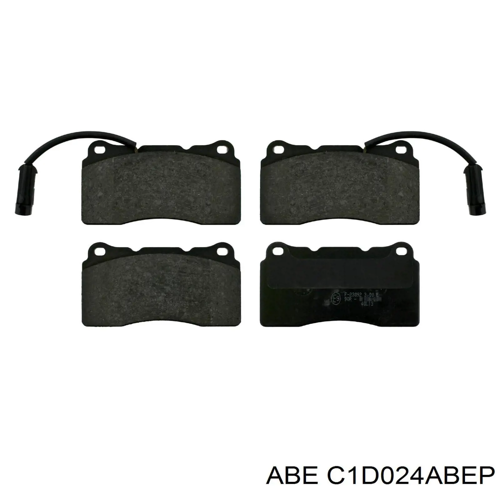 C1D024ABEP ABE передние тормозные колодки