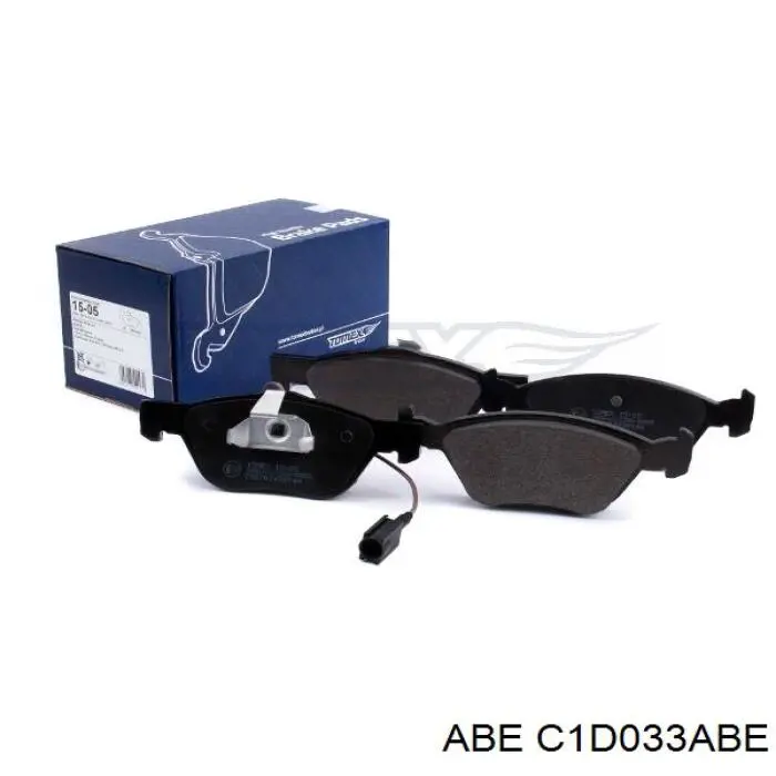 Колодки гальмівні передні, дискові C1D033ABE ABE