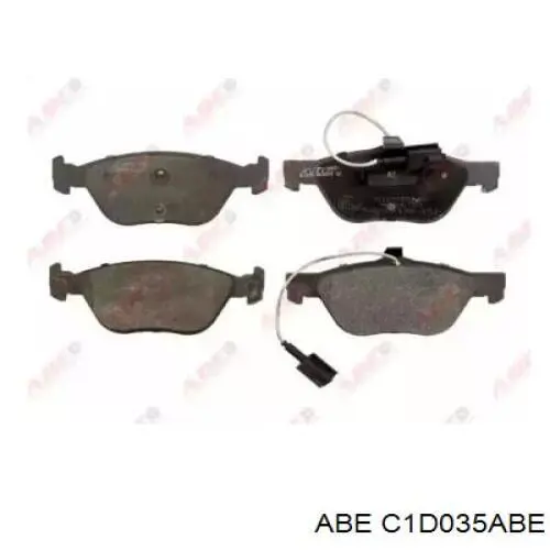 C1D035ABE ABE Колодки передние