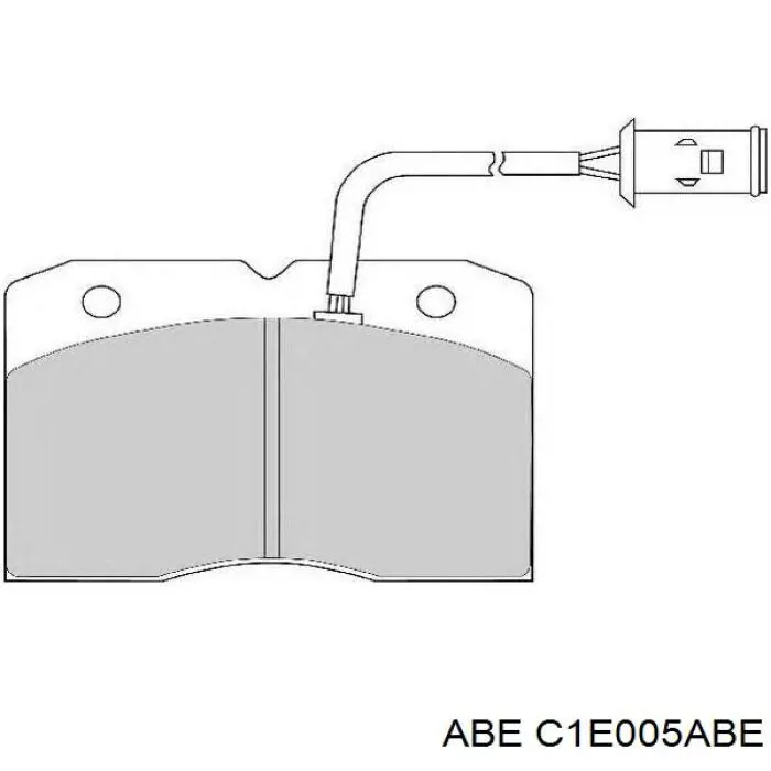 Колодки ABE C1E005ABE цена, от 25.98 USD